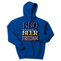 Bbq Beer Freedom 4th Of July America Pariotic Usa Party Gift Kids Hoodie