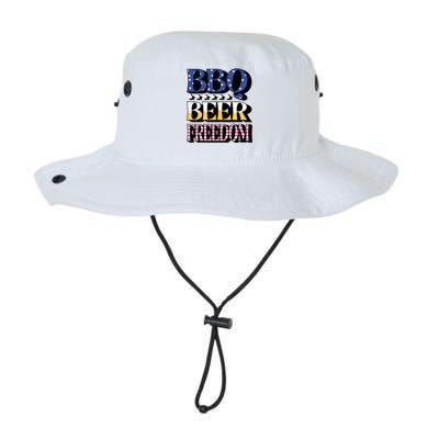 Bbq Beer Freedom 4th Of July America Pariotic Usa Party Gift Legacy Cool Fit Booney Bucket Hat