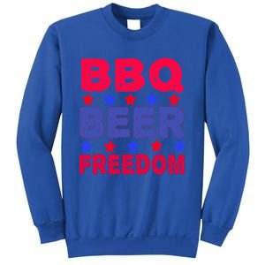 Bbq Beer Freedom 4th Of July Funny Gift For Bbq Lover Funny Gift Sweatshirt