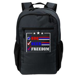 Bbq Beer Freedom Gift Daily Commute Backpack