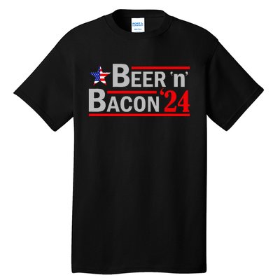 Beer & Bacon Funny Election 24 Tall T-Shirt