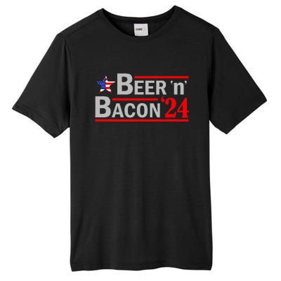 Beer & Bacon Funny Election 24 Tall Fusion ChromaSoft Performance T-Shirt