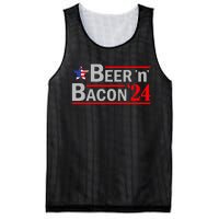 Beer & Bacon Funny Election 24 Mesh Reversible Basketball Jersey Tank