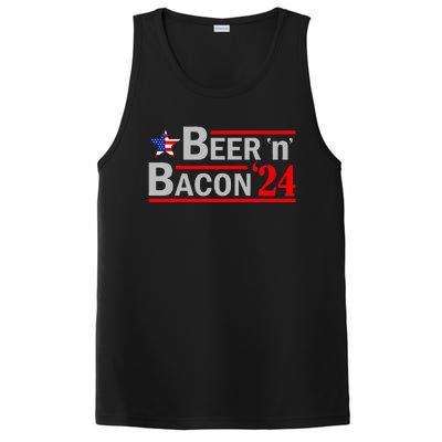 Beer & Bacon Funny Election 24 PosiCharge Competitor Tank