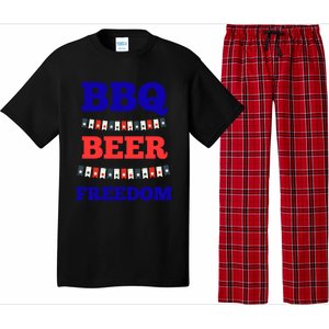 Bbq Beer Freedom Gift Pajama Set