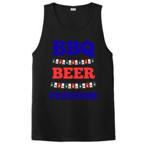 Bbq Beer Freedom Gift PosiCharge Competitor Tank