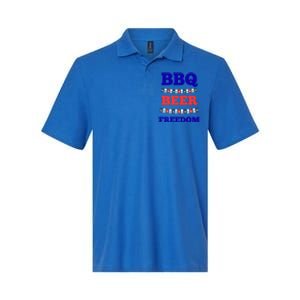 Bbq Beer Freedom Gift Softstyle Adult Sport Polo