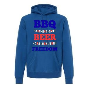 Bbq Beer Freedom Gift Premium Hoodie