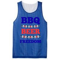 Bbq Beer Freedom Gift Mesh Reversible Basketball Jersey Tank