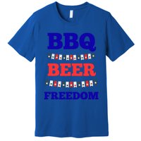 Bbq Beer Freedom Gift Premium T-Shirt