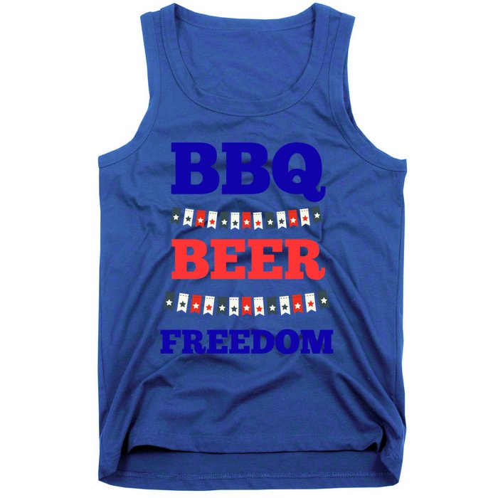 Bbq Beer Freedom Gift Tank Top