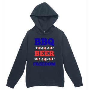 Bbq Beer Freedom Gift Urban Pullover Hoodie