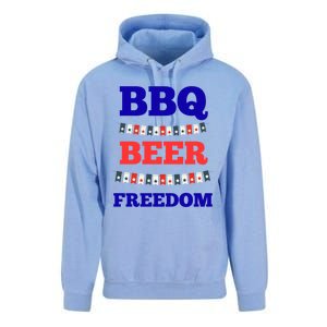 Bbq Beer Freedom Gift Unisex Surf Hoodie