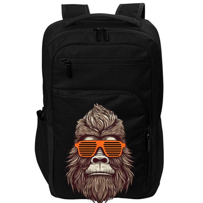 Bigfoot Birthday for Cool Striped Animal Theme Party Impact Tech Backpack