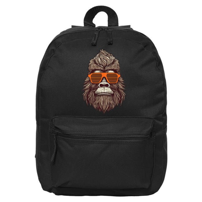 Bigfoot Birthday for Cool Striped Animal Theme Party 16 in Basic Backpack