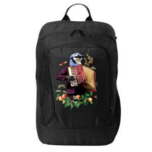 Blue Bird Fancy Animal Musician City Backpack