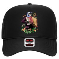 Blue Bird Fancy Animal Musician Trucker Hat