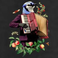 Blue Bird Fancy Animal Musician Trucker Hat