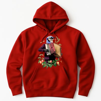 Blue Bird Fancy Animal Musician Hoodie