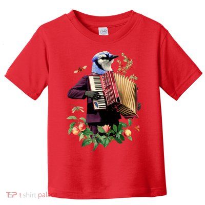 Blue Bird Fancy Animal Musician Toddler T-Shirt