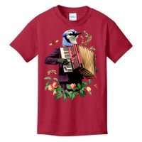 Blue Bird Fancy Animal Musician Kids T-Shirt