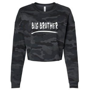 Big Brother Funny For Family Cropped Pullover Crew