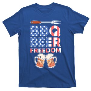 Bbq Beer Freedom America Usa Party 4th Of July Meaningful Gift T-Shirt