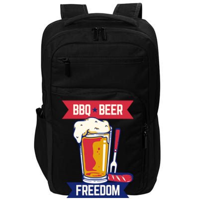 BBQ Beer Freedom America USA Party Summer Impact Tech Backpack