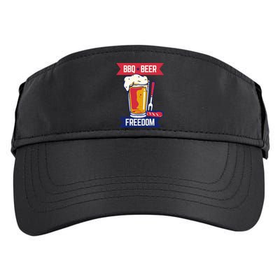 BBQ Beer Freedom America USA Party Summer Adult Drive Performance Visor