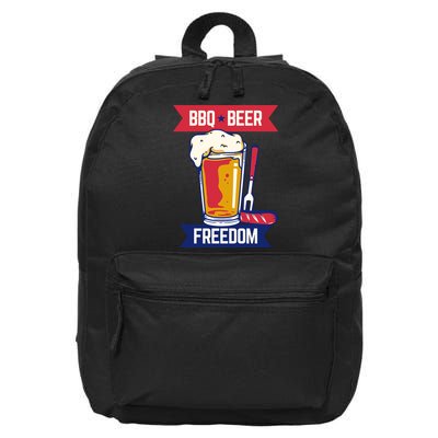 BBQ Beer Freedom America USA Party Summer 16 in Basic Backpack