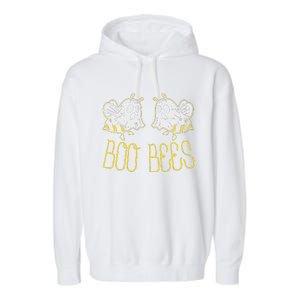 Boo Bees Funny Couples Halloween Garment-Dyed Fleece Hoodie