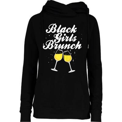 Black Brunch Funny Mimosa Black Brunch Womens Funnel Neck Pullover Hood