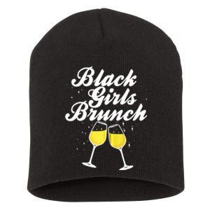 Black Brunch Funny Mimosa Black Brunch Short Acrylic Beanie