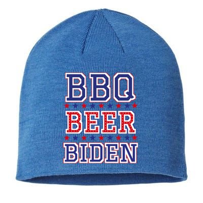 Bbq Beer Freedom Biden Screaming News Guy Election Meaningful Gift Sustainable Beanie