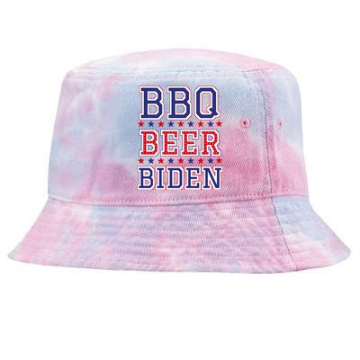 Bbq Beer Freedom Biden Screaming News Guy Election Meaningful Gift Tie-Dyed Bucket Hat