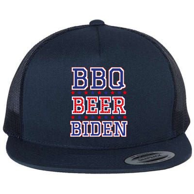 Bbq Beer Freedom Biden Screaming News Guy Election Meaningful Gift Flat Bill Trucker Hat