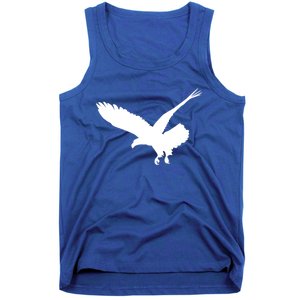 Beautiful Black Flying Eagle Bird Silhouette Gift Tank Top