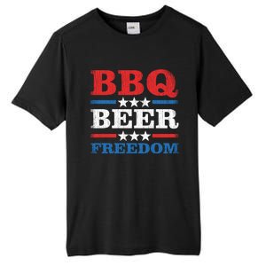 Bbq Beer Freedom Usa Party Gift Great Gift Tall Fusion ChromaSoft Performance T-Shirt