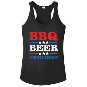 Bbq Beer Freedom Usa Party Gift Great Gift Ladies PosiCharge Competitor Racerback Tank