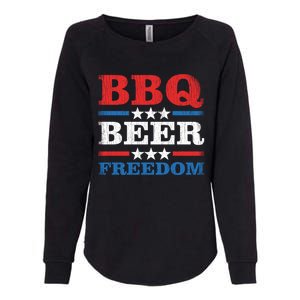 Bbq Beer Freedom Usa Party Gift Great Gift Womens California Wash Sweatshirt