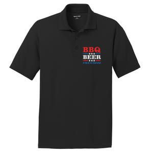 Bbq Beer Freedom Usa Party Gift Great Gift PosiCharge RacerMesh Polo