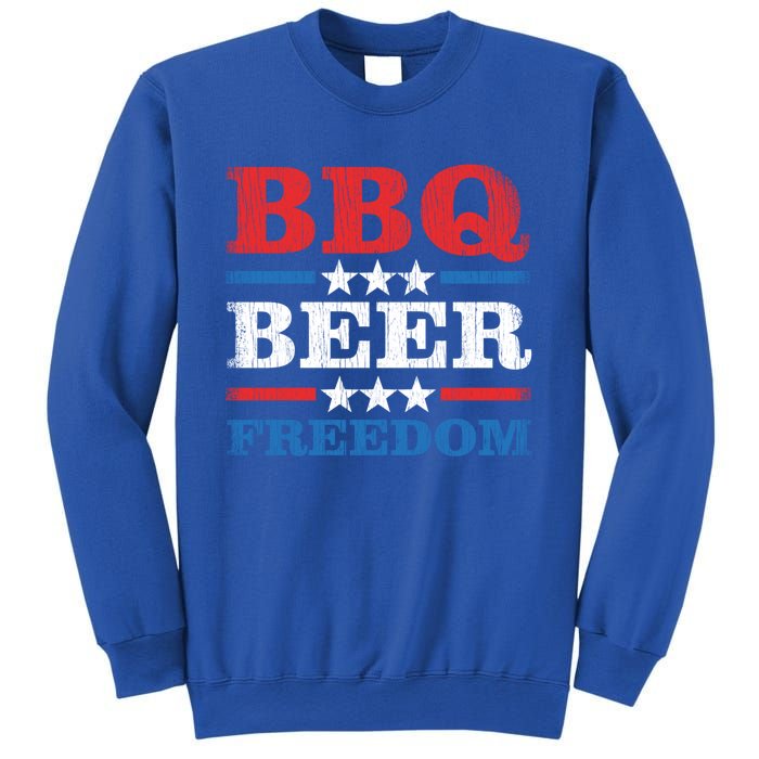 Bbq Beer Freedom Usa Party Gift Great Gift Sweatshirt