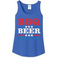 Bbq Beer Freedom Usa Party Gift Great Gift Ladies Essential Tank