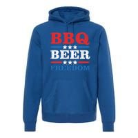 Bbq Beer Freedom Usa Party Gift Great Gift Premium Hoodie