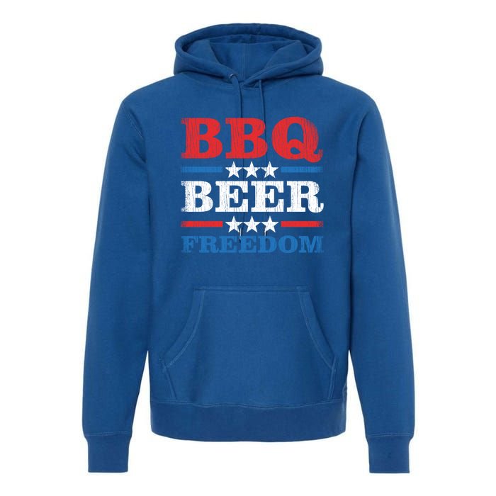 Bbq Beer Freedom Usa Party Gift Great Gift Premium Hoodie