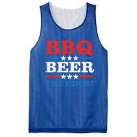 Bbq Beer Freedom Usa Party Gift Great Gift Mesh Reversible Basketball Jersey Tank