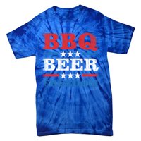 Bbq Beer Freedom Usa Party Gift Great Gift Tie-Dye T-Shirt