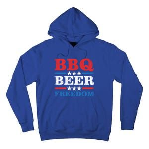 Bbq Beer Freedom Usa Party Gift Great Gift Tall Hoodie