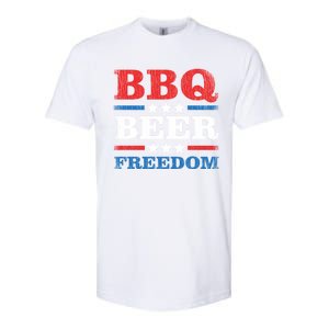 Bbq Beer Freedom Usa Party Gift Great Gift Softstyle CVC T-Shirt