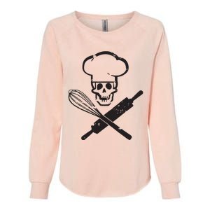 Badass Baker Funny Baking I Love Baking Humor Womens California Wash Sweatshirt